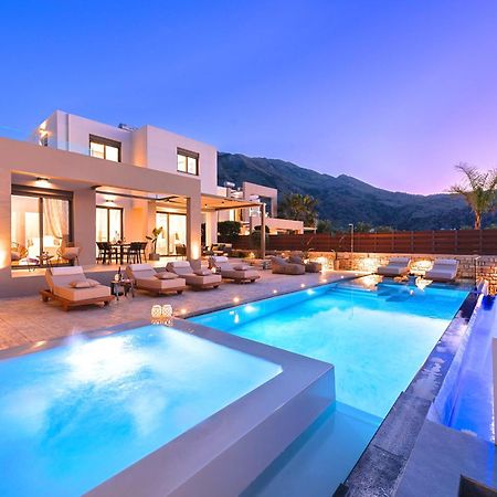 Minoas Villas Heated Pool Kournás Dış mekan fotoğraf