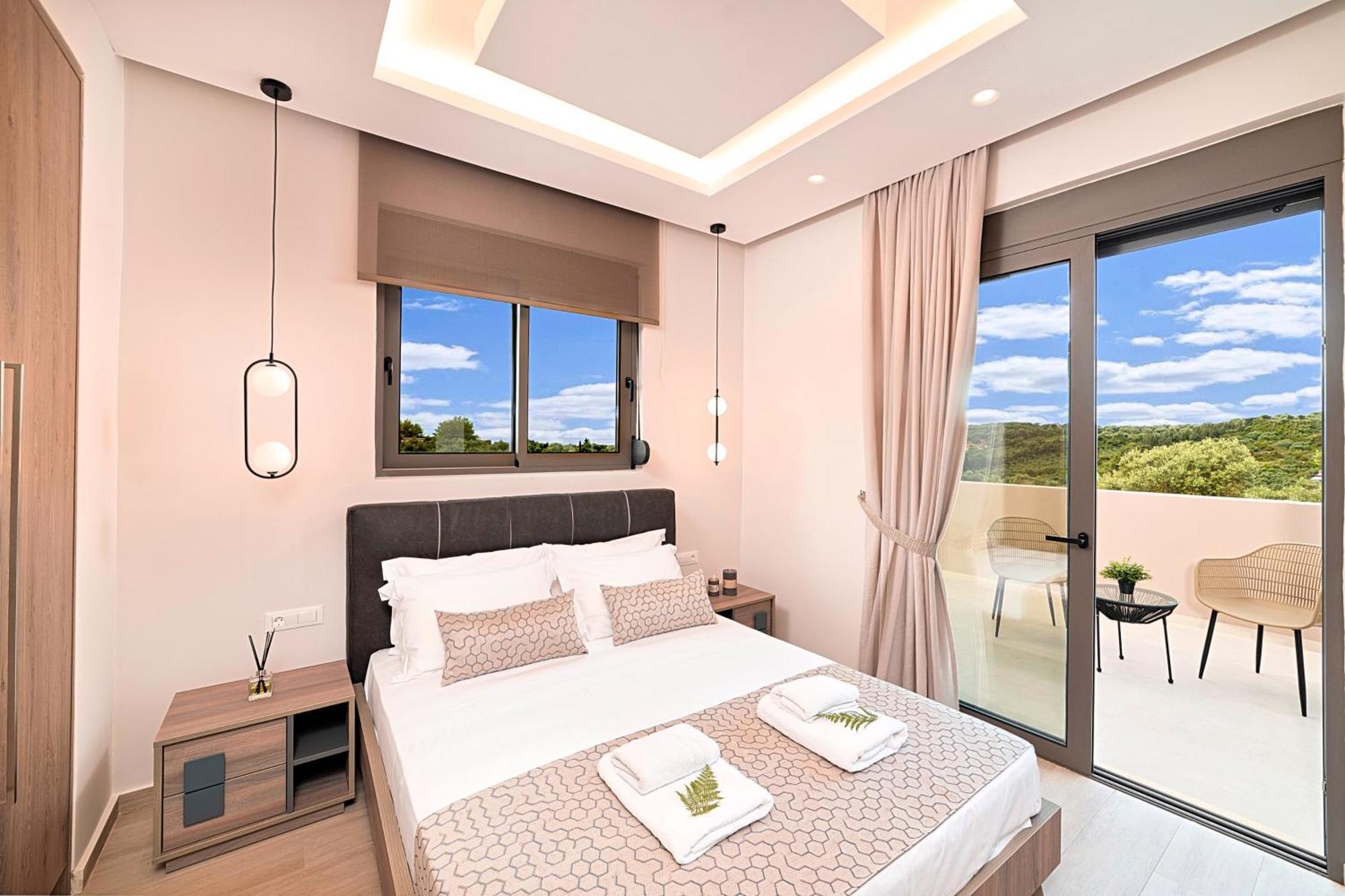 Minoas Villas Heated Pool Kournás Dış mekan fotoğraf