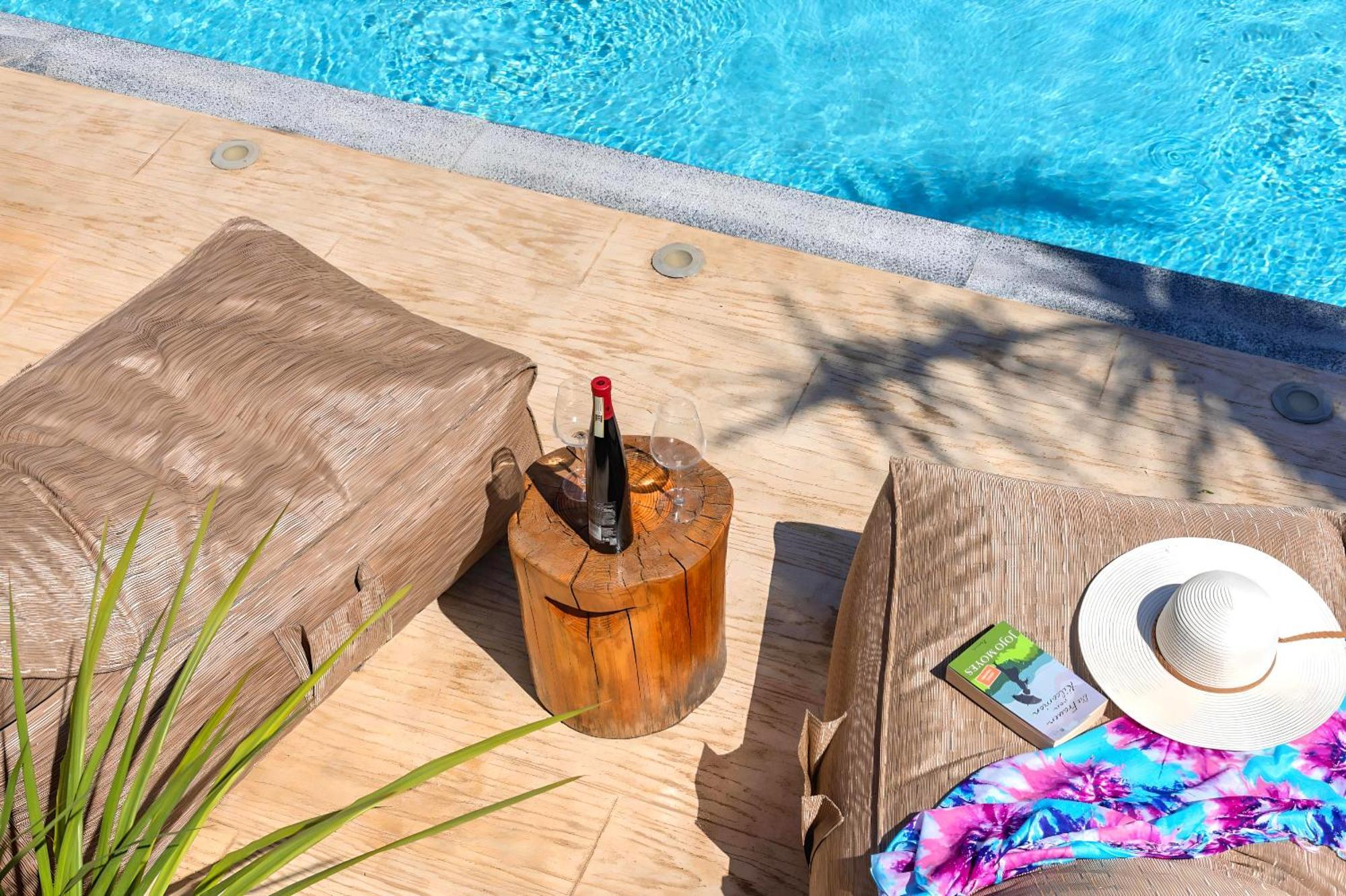 Minoas Villas Heated Pool Kournás Dış mekan fotoğraf
