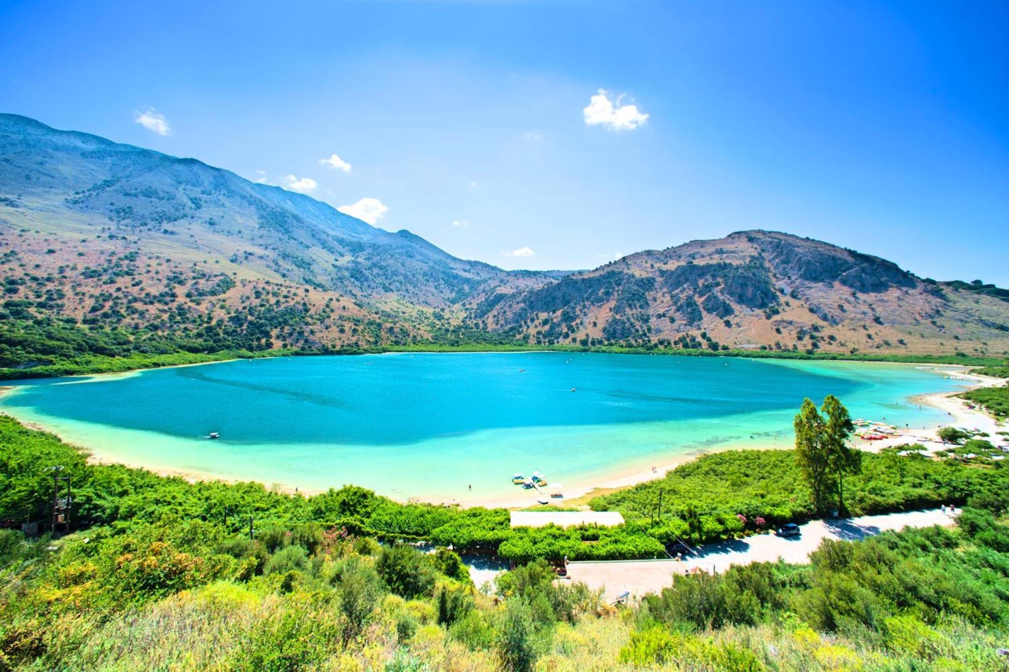 Minoas Villas Heated Pool Kournás Dış mekan fotoğraf