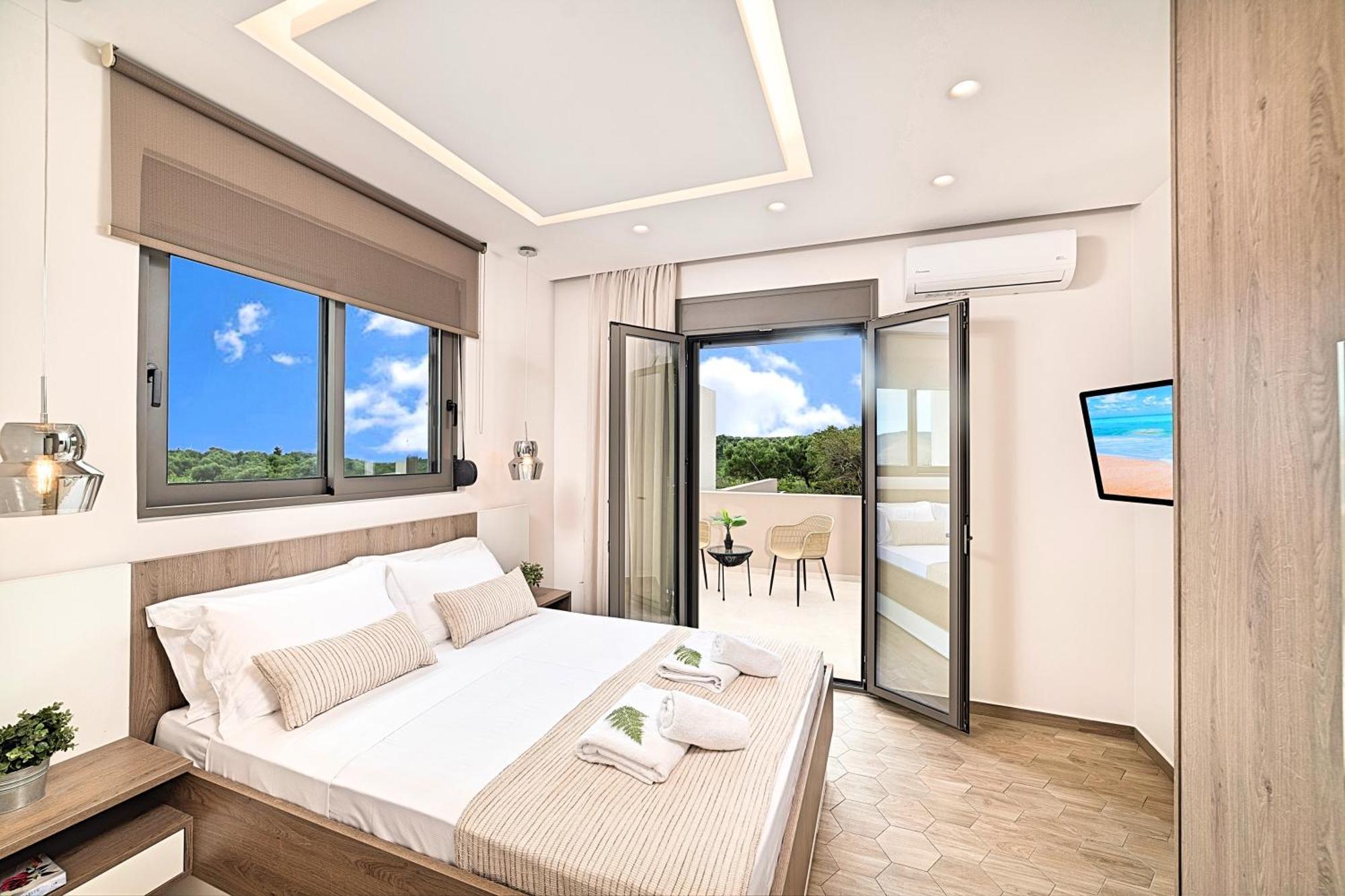 Minoas Villas Heated Pool Kournás Dış mekan fotoğraf